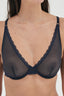 Sylvie Spot Mesh Bra